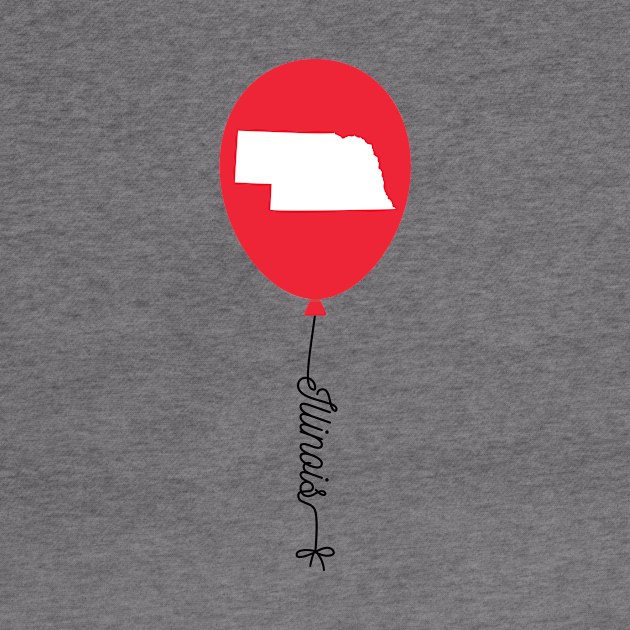 Illinois State Balloon by InspiredQuotes